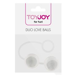 Basics TOYJOY Boules de Geisha en verre Duo Love 2.6cm Transparentes